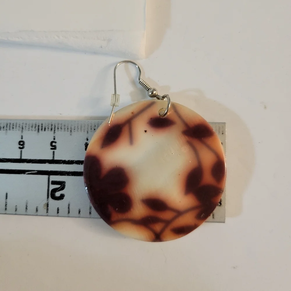 Mother of Pearl Floral Earrings